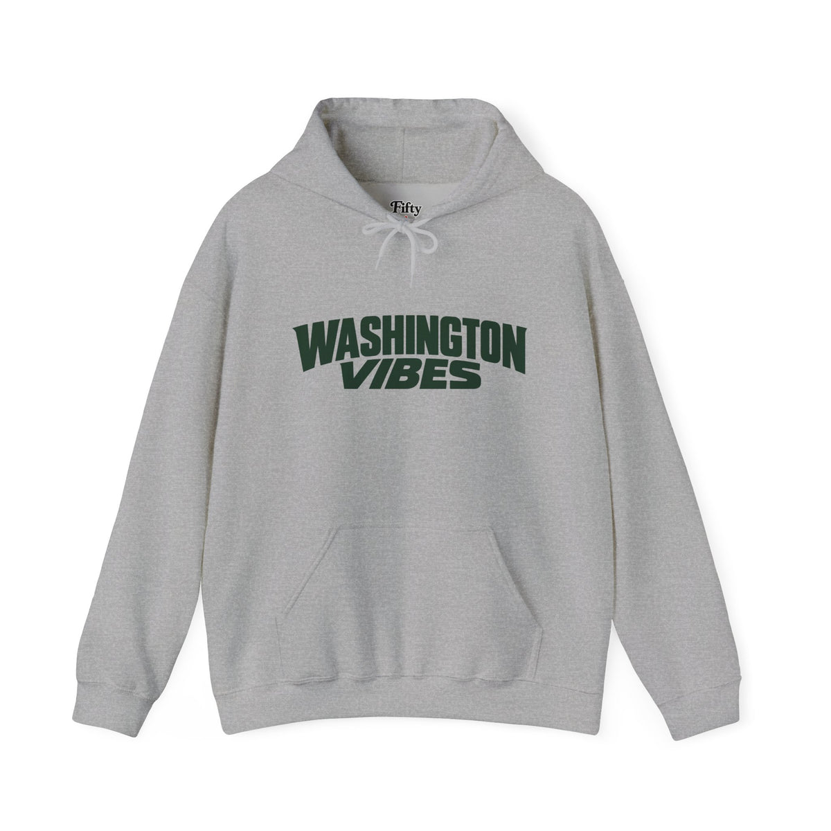 Washington Vibes Unisex Hoodie State Name Graphic