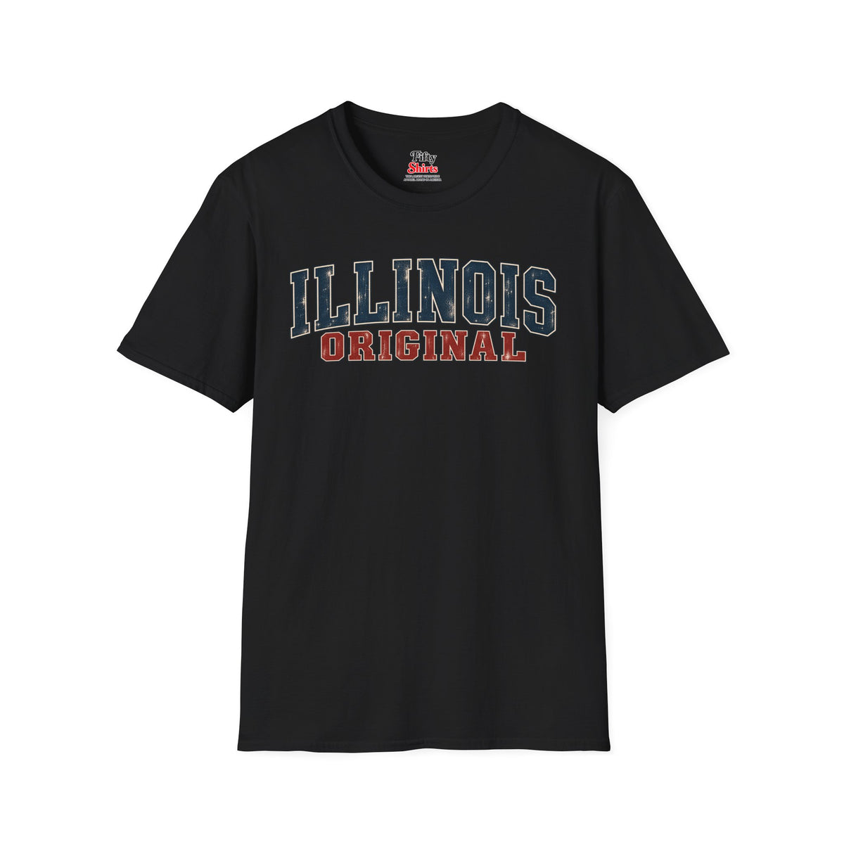 Illinois Original Unisex Softstyle T Shirt State Name Graphic Tee