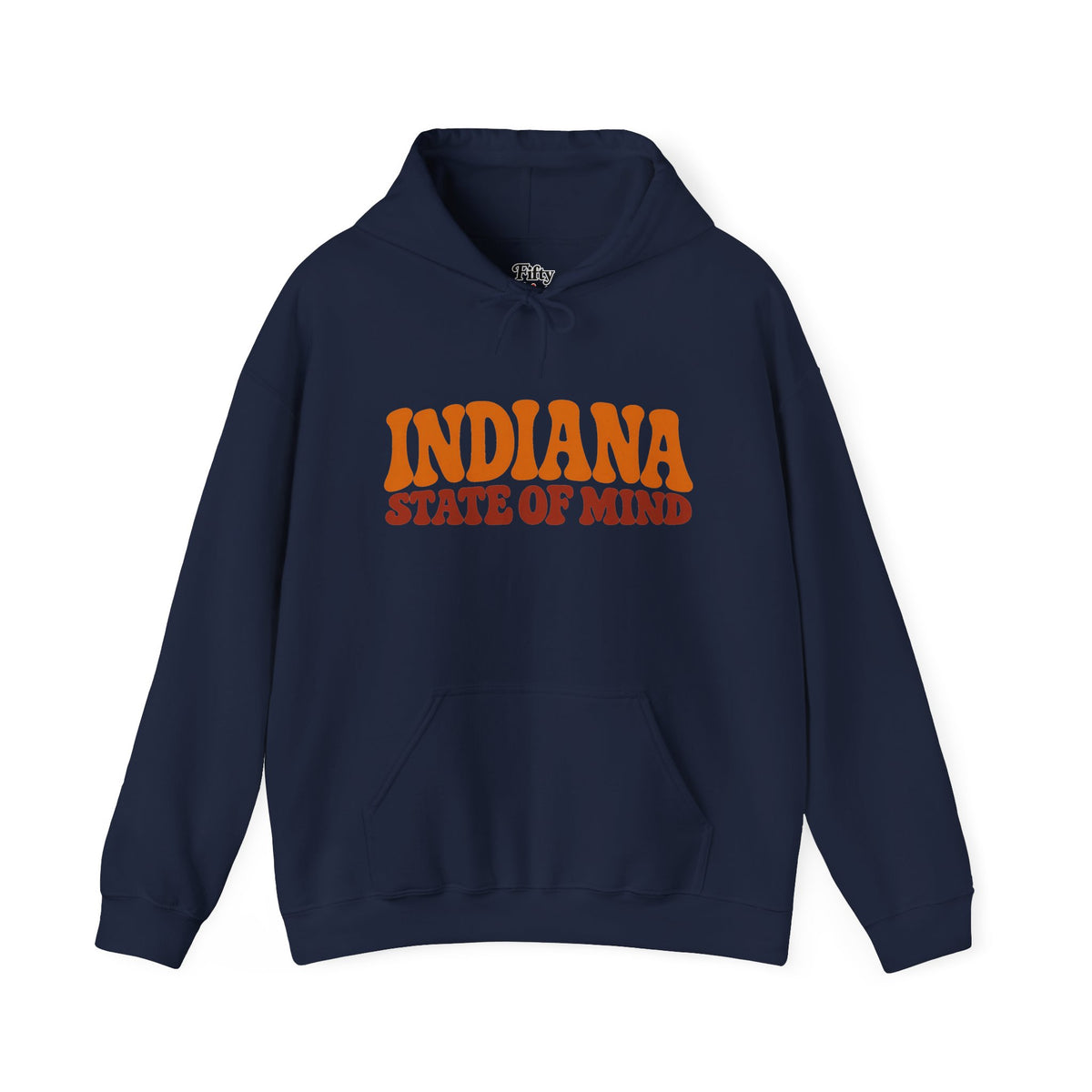 Indiana State of Mind Unisex Hoodie State Name Graphic