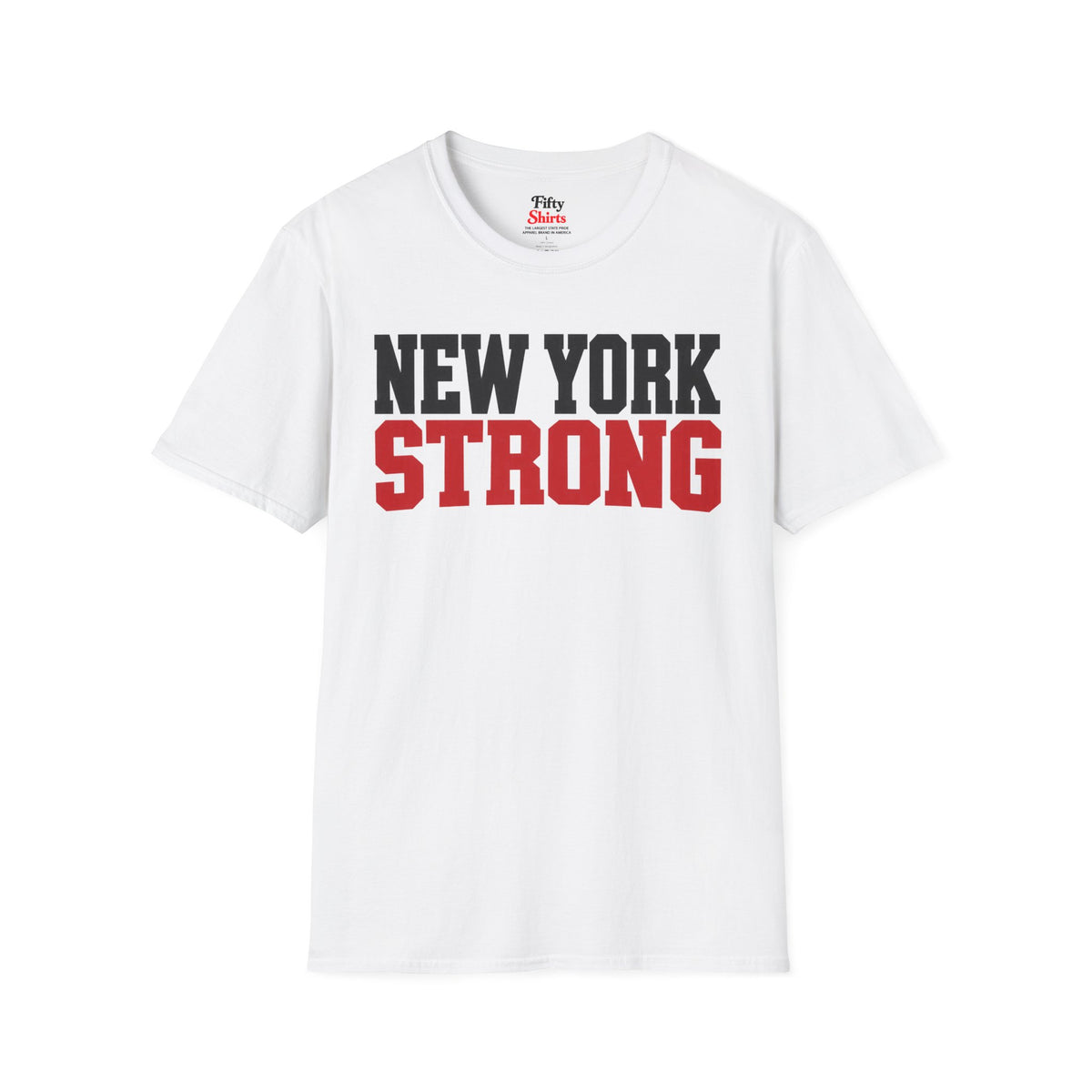 New York Strong Unisex Softstyle T Shirt State Name Graphic Tee