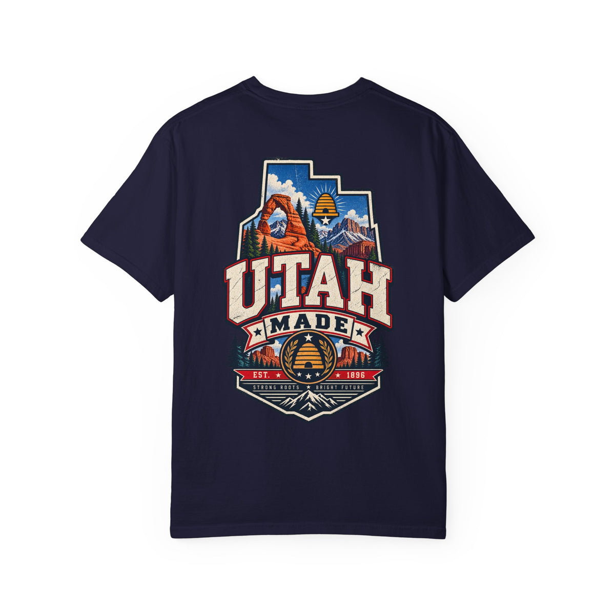 Utah Made Unisex Comfort Color 1717 Streetwear Graphic Tee