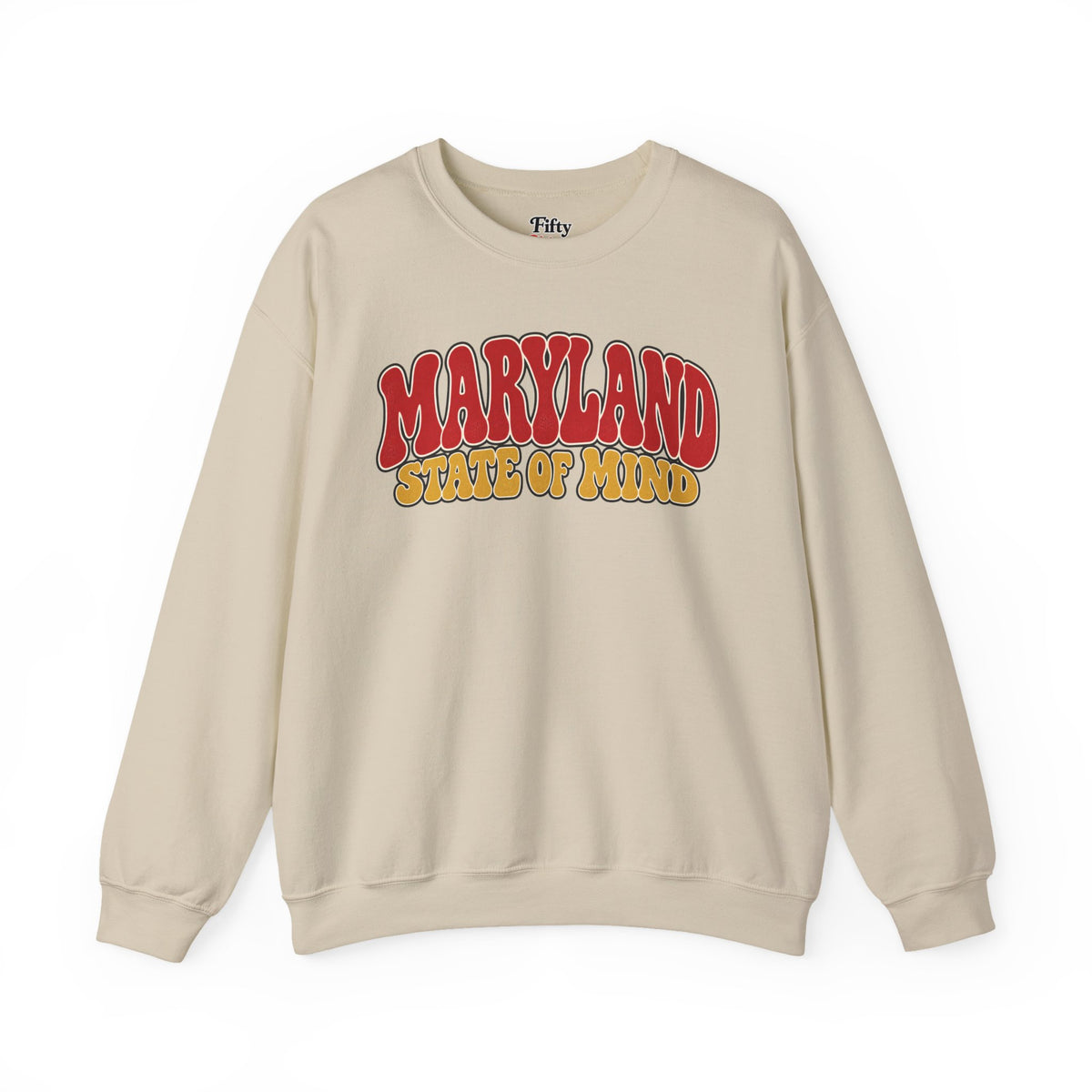 Maryland State of Mind Unisex Crewneck Sweatshirt State Name Graphic