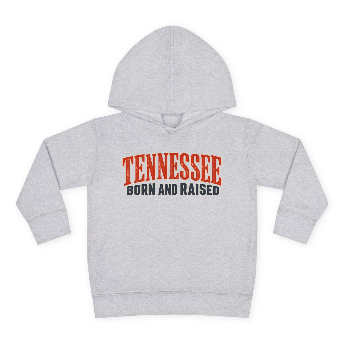 Tennessee Born and Raised Premium Southern Heritage Unisex Toddler Pullover Fleece Hoodie