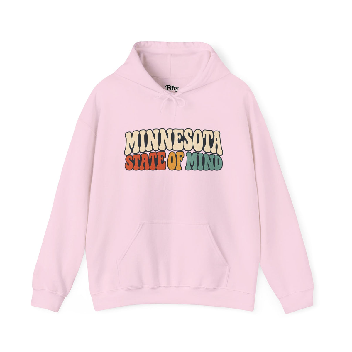 Minnesota State of Mind Unisex Hoodie State Name Graphic
