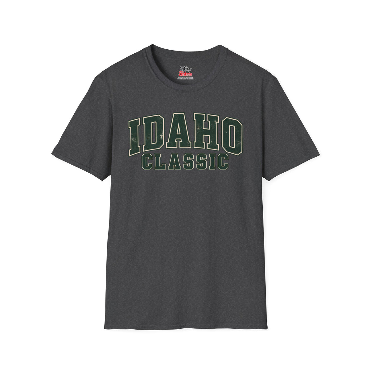 Idaho Classic Unisex Softstyle T Shirt State Name Graphic Tee