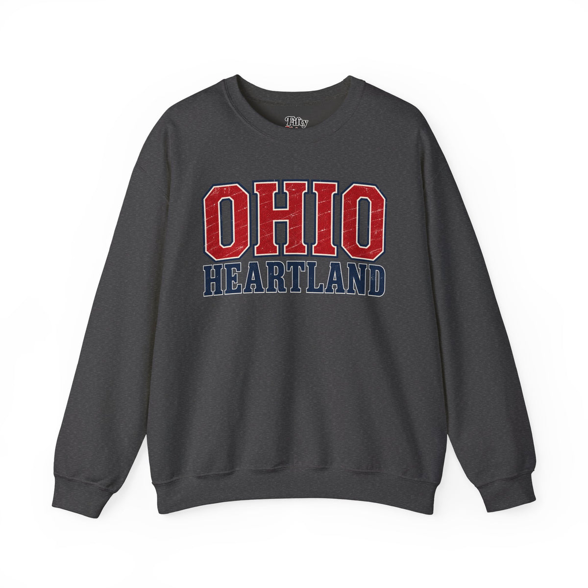 Ohio Heartland Unisex Crewneck Sweatshirt State Name Graphic