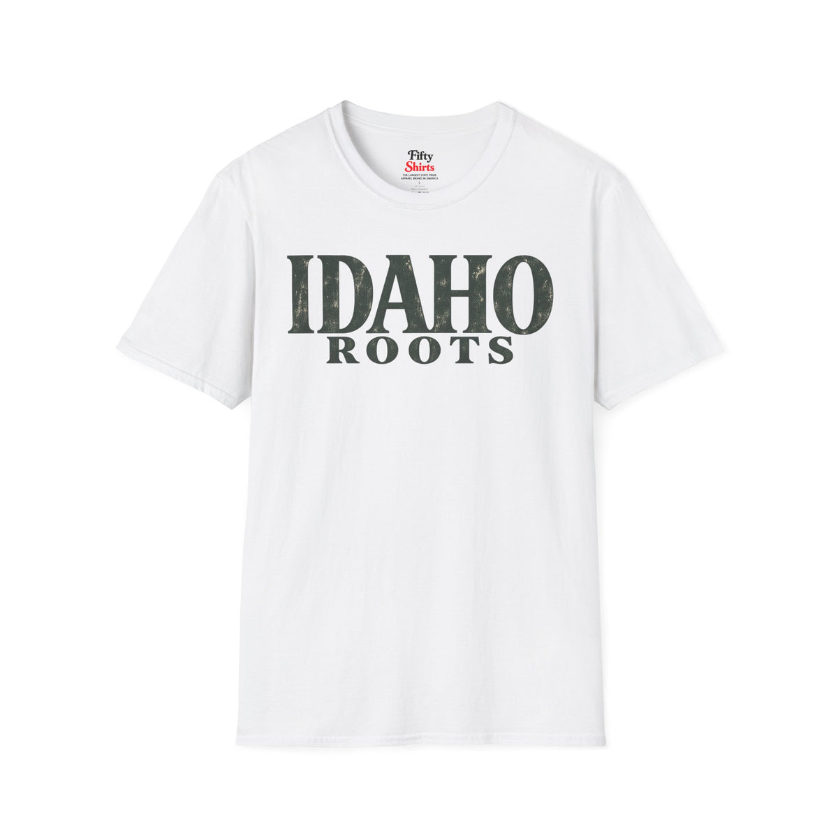 Idaho Roots Unisex Softstyle T Shirt State Name Graphic Tee