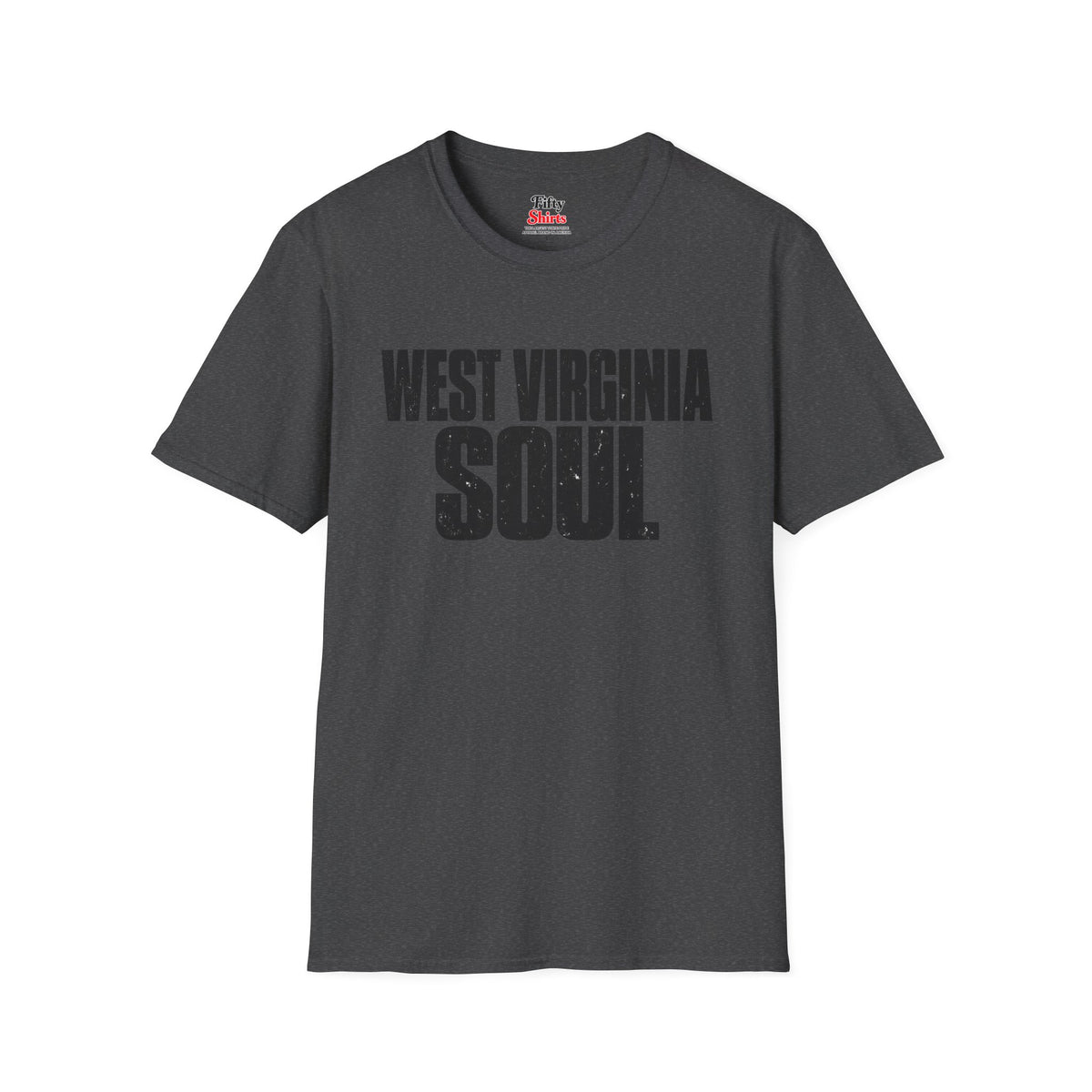 West Virginia Soul Unisex Softstyle T Shirt State Name Graphic Tee