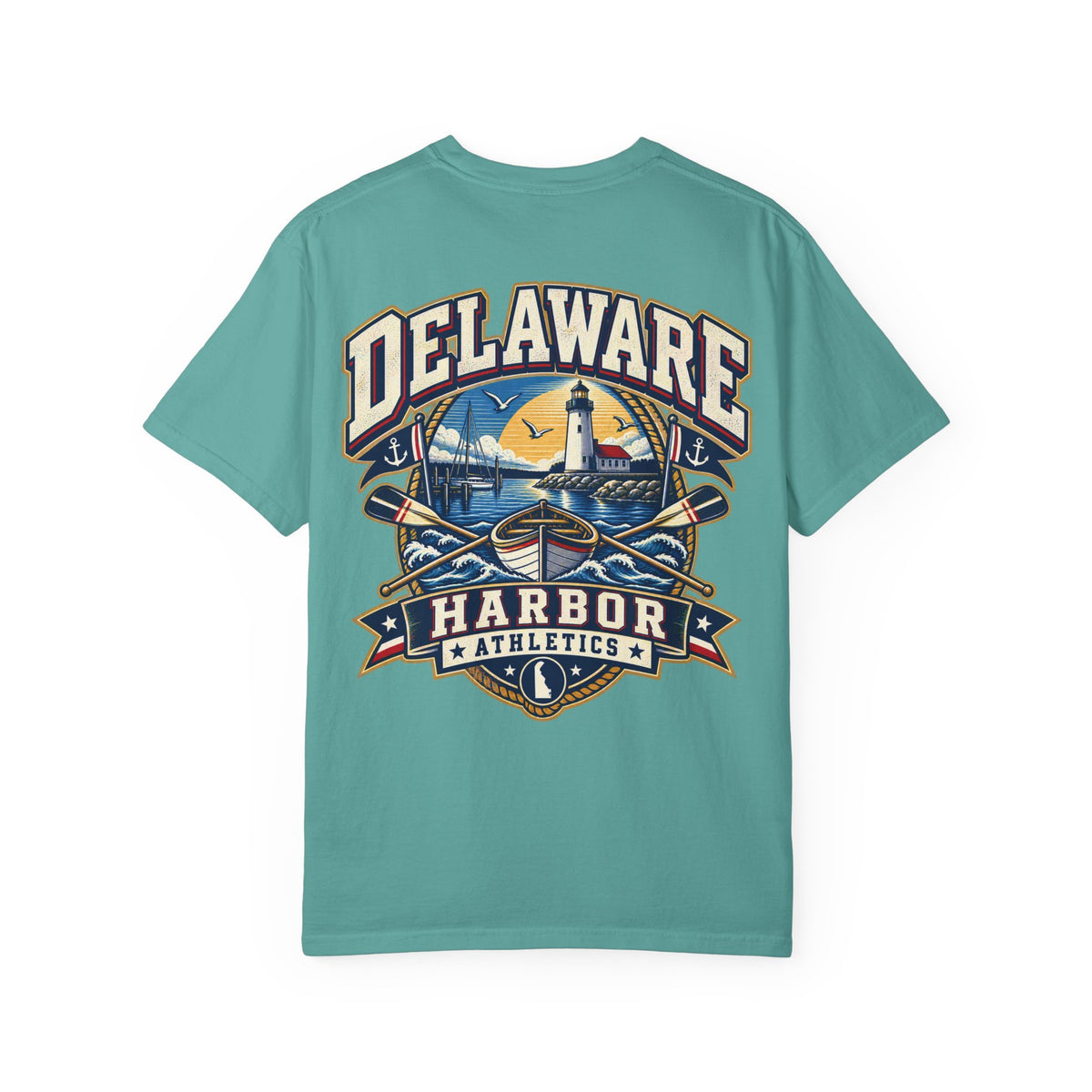 Delaware Harbor Athletics Unisex Comfort Color 1717 Streetwear Graphic Tee