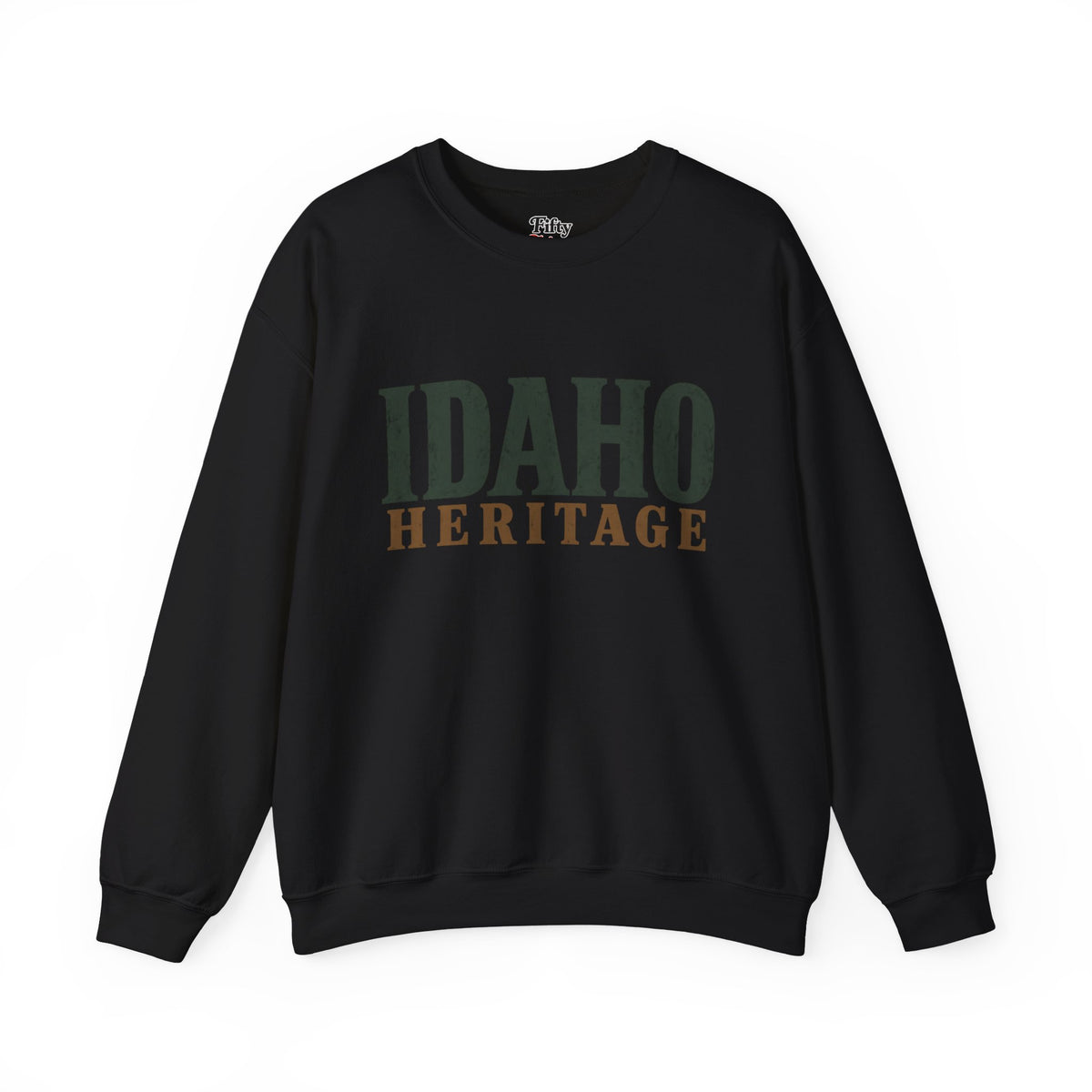 Idaho Heritage Unisex Crewneck Sweatshirt State Name Graphic
