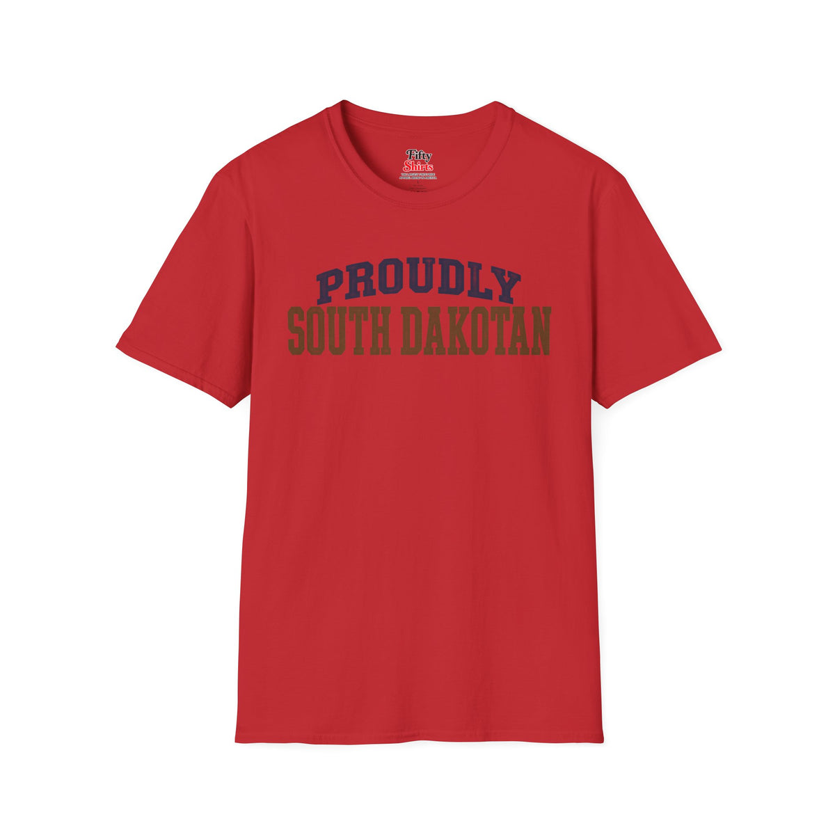 Proudly South Dakotan Dakota Unisex Softstyle T Shirt State Name Graphic Tee