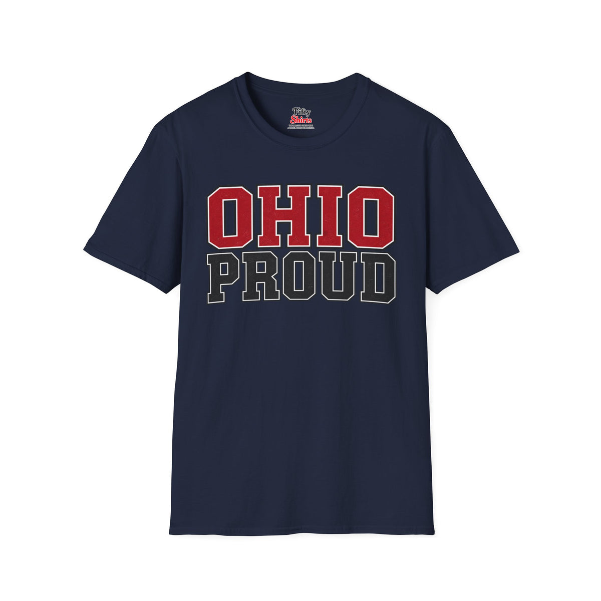 Ohio Proud Unisex Softstyle T Shirt State Name Graphic Tee