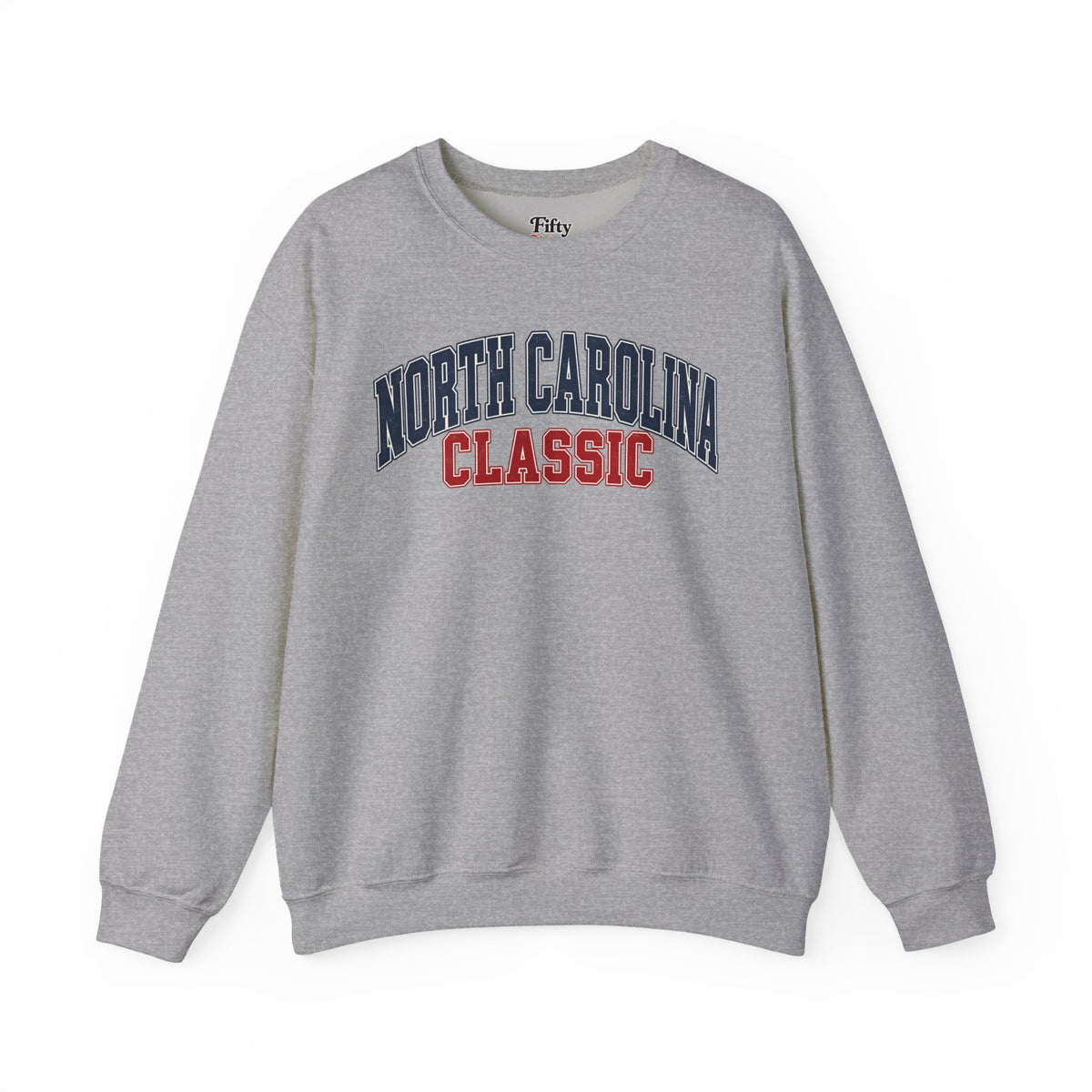North Carolina Classic Unisex Crewneck Sweatshirt State Name Graphic