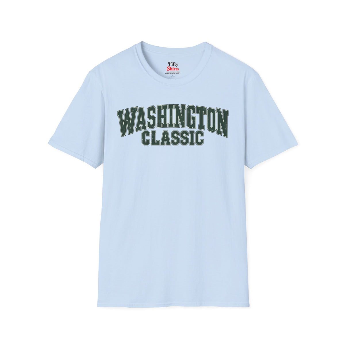 Washington Classic Unisex Softstyle T Shirt State Name Graphic Tee