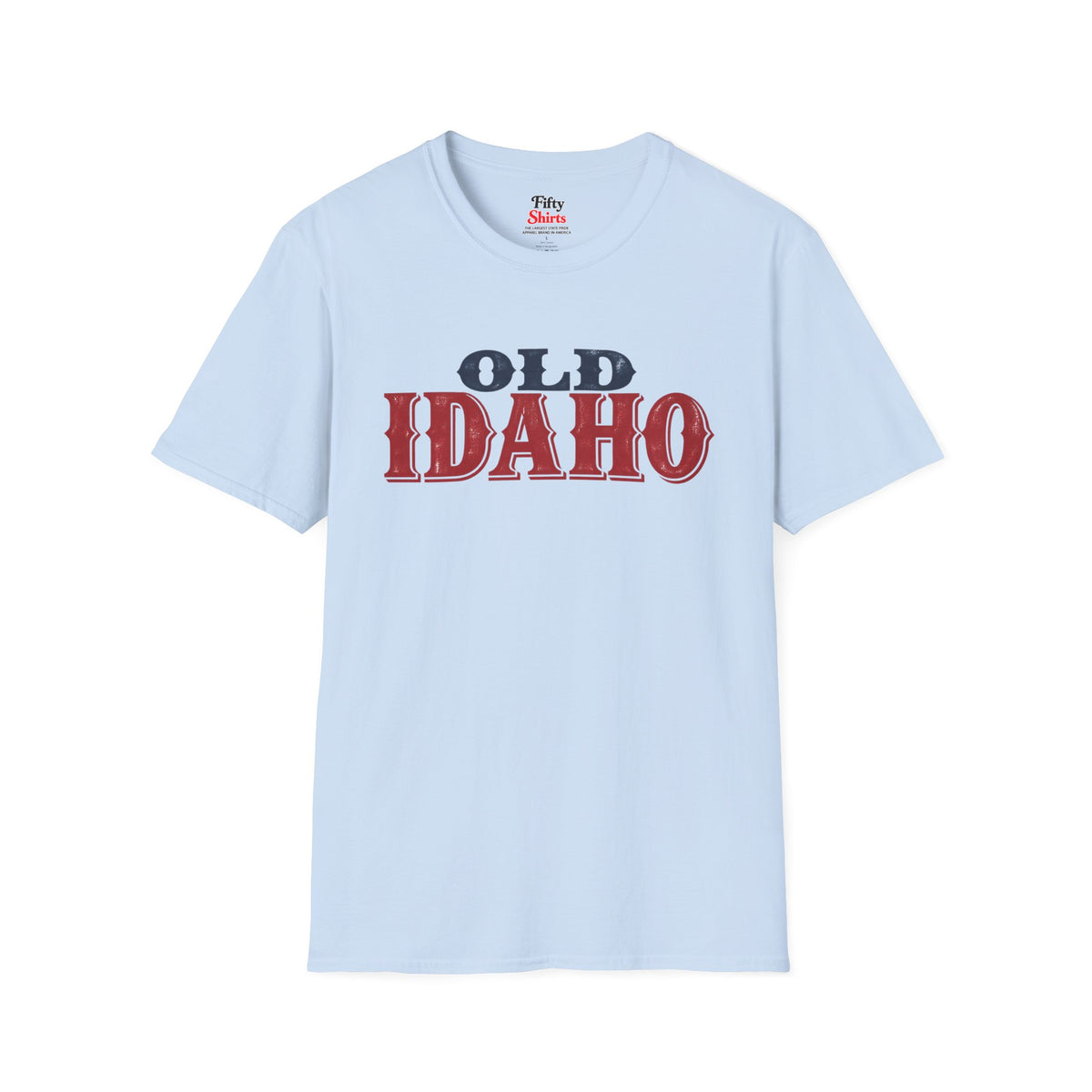 Old Idaho Unisex Softstyle T Shirt State Name Graphic Tee