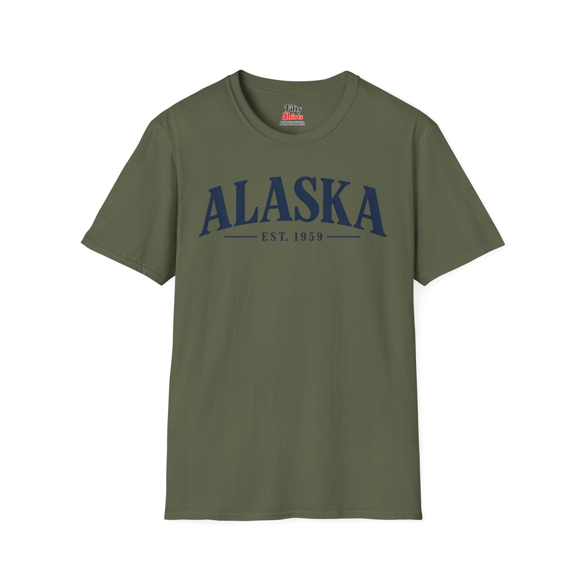 Alaska Est 1959 Unisex Softstyle T Shirt State Name Graphic Tee