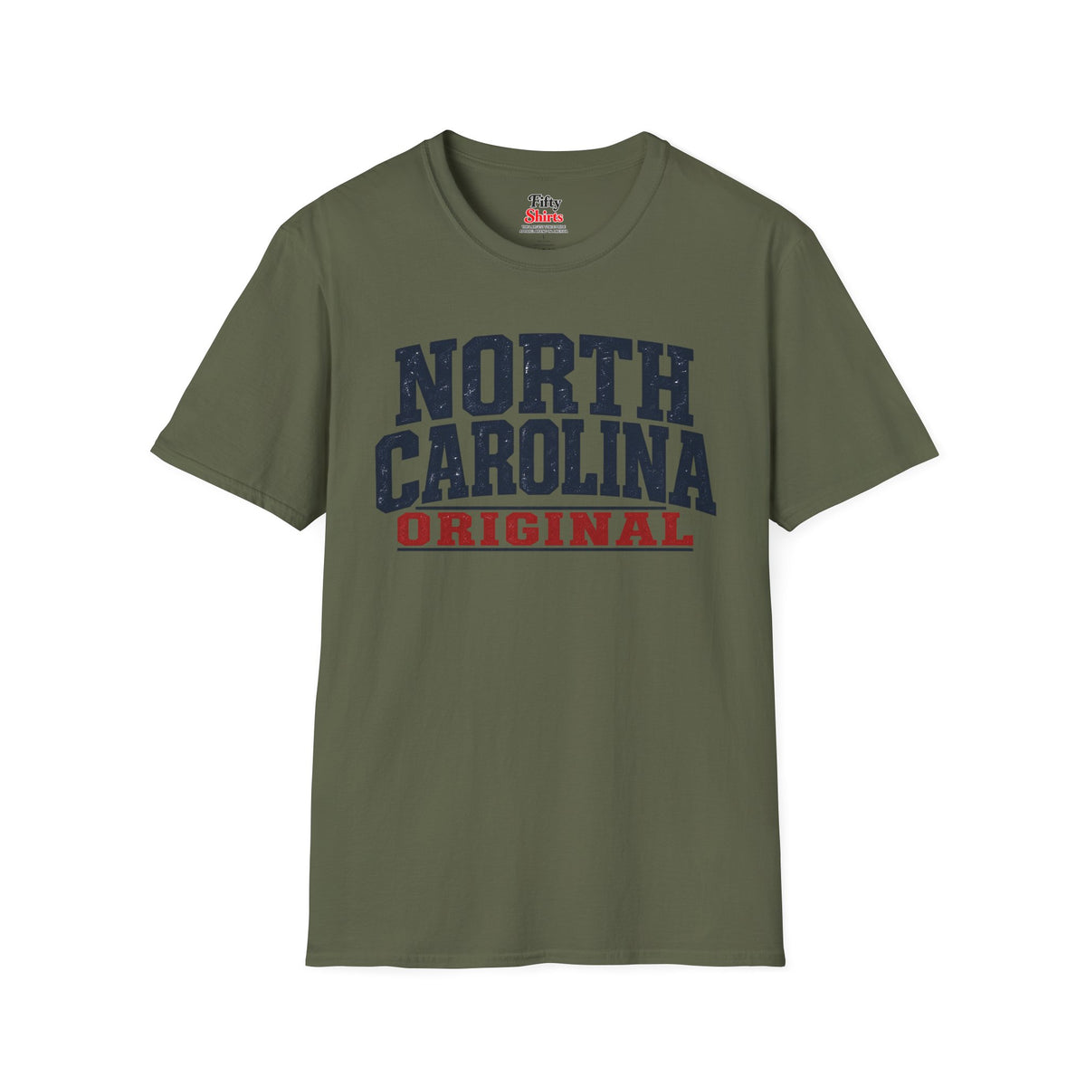 North Carolina Original Unisex Softstyle T Shirt State Name Graphic Tee