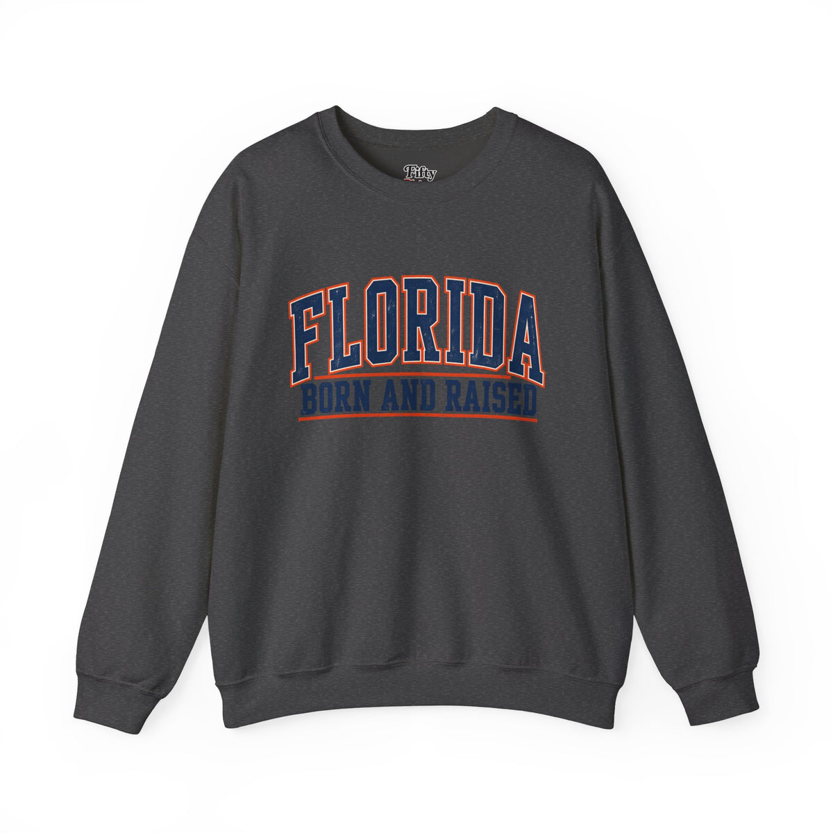 Florida Born and Raised Old-School Athletic Unisex Sweatshirt Graphic