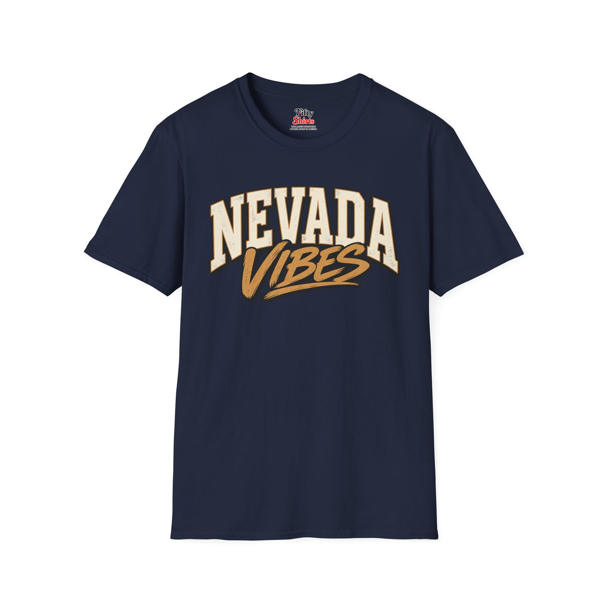 Nevada Vibes Unisex Softstyle T Shirt State Name Graphic Tee
