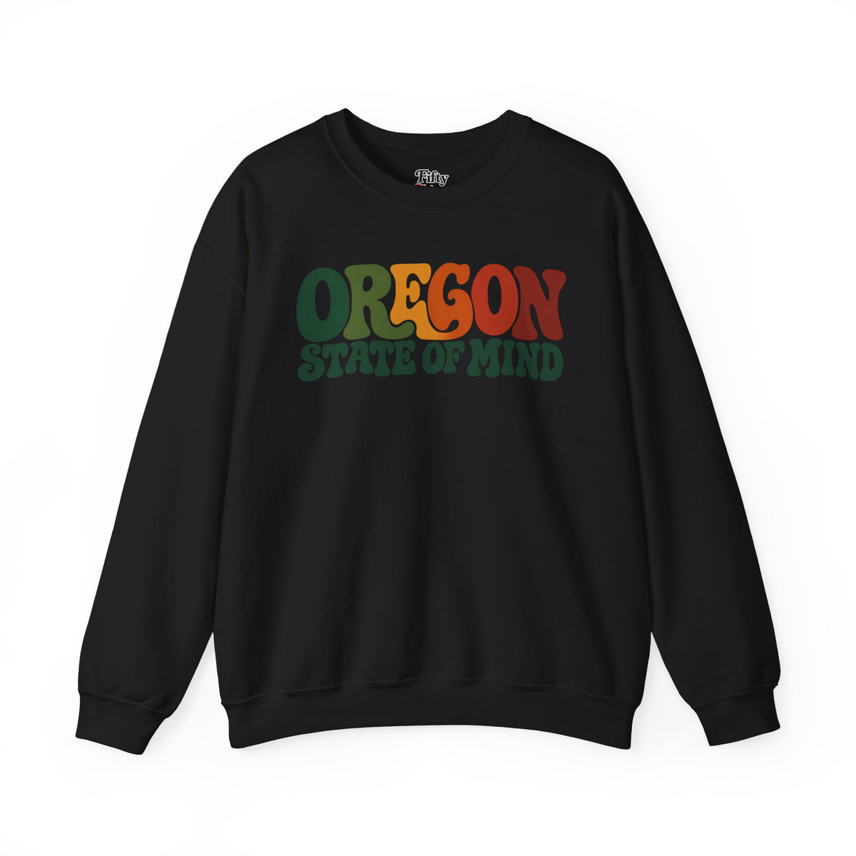 Oregon State of Mind Unisex Crewneck Sweatshirt State Name Graphic