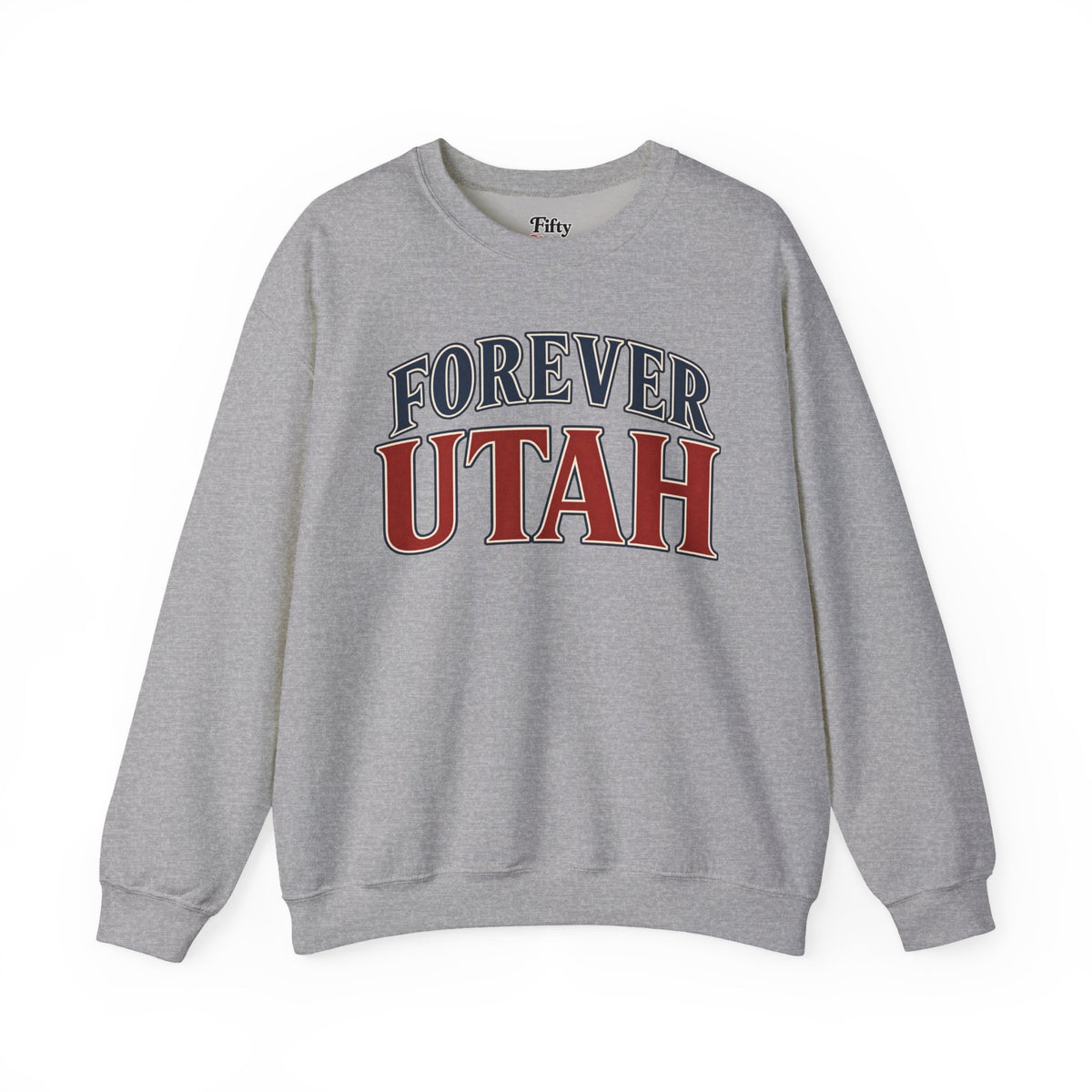 Forever Utah Unisex Crewneck Sweatshirt State Name Graphic
