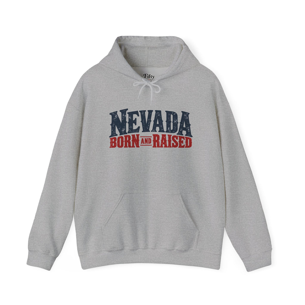 Nevada Born and Raised Classic Ranchwear Unisex Hoodie Graphic