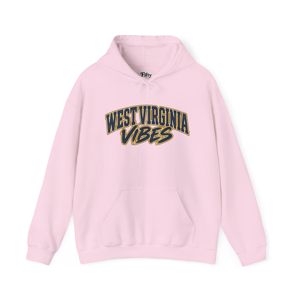 West Virginia Vibes Unisex Hoodie State Name Graphic