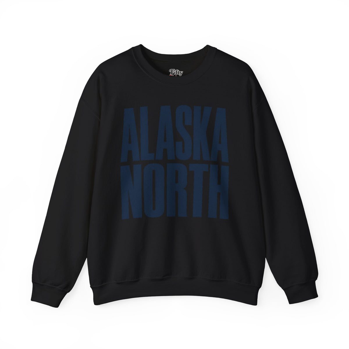 Alaska North Unisex Crewneck Sweatshirt State Name Graphic