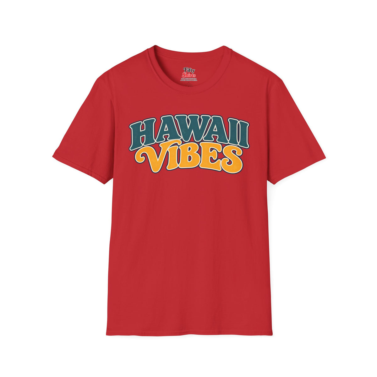 Hawaii Vibes Unisex Softstyle T Shirt State Name Graphic Tee