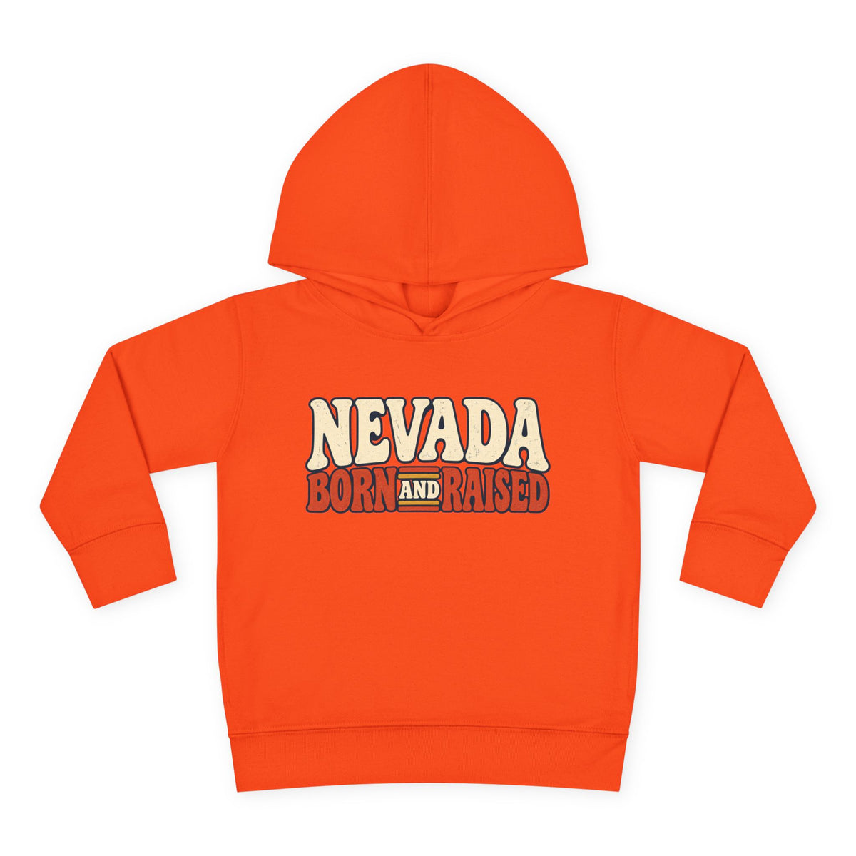 Nevada Born and Raised Retro 1970s Desert Unisex Toddler Pullover Fleece Hoodie