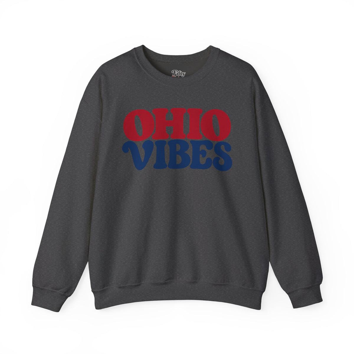 Ohio Vibes Unisex Crewneck Sweatshirt State Name Graphic
