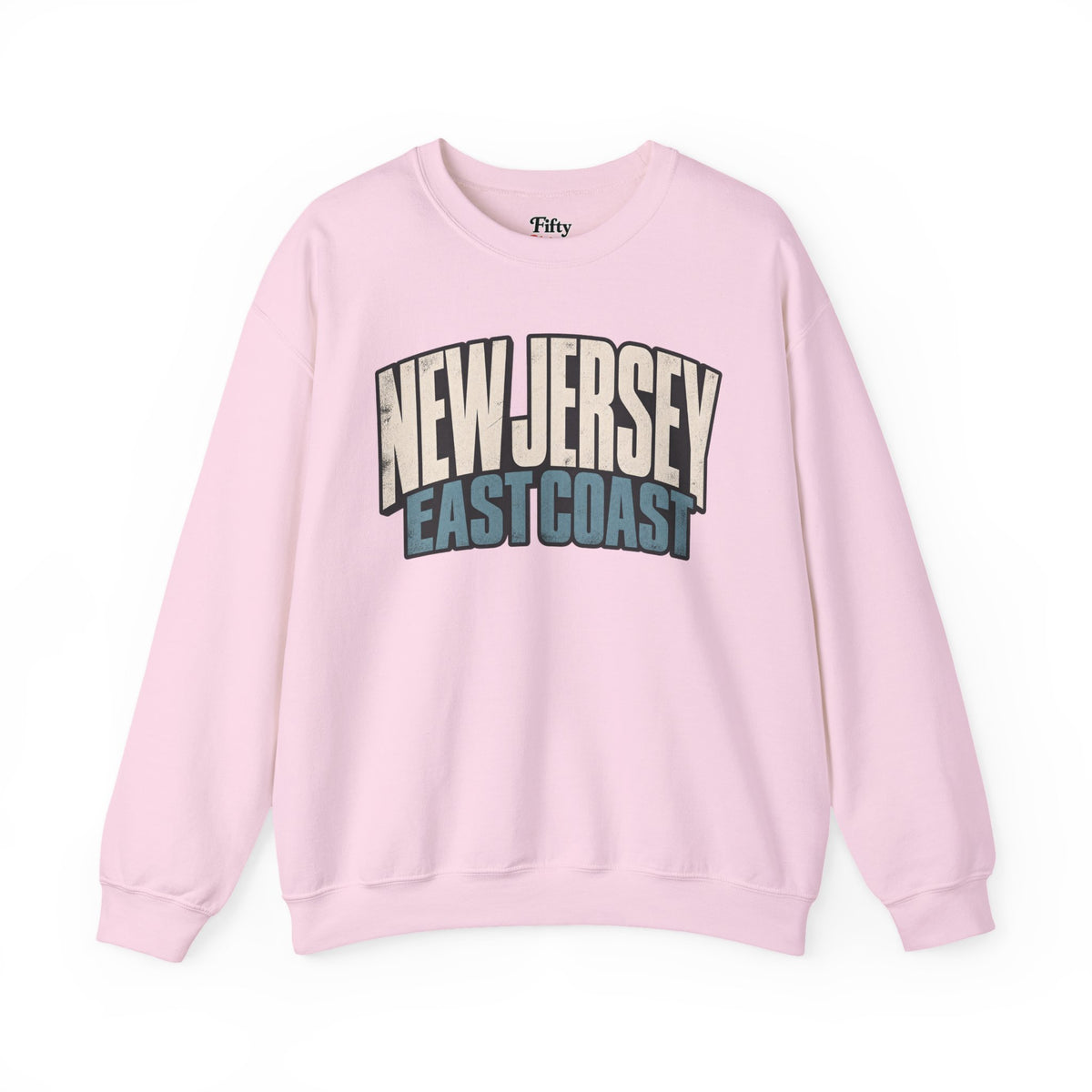 New Jersey East Coast Unisex Crewneck Sweatshirt State Name Graphic