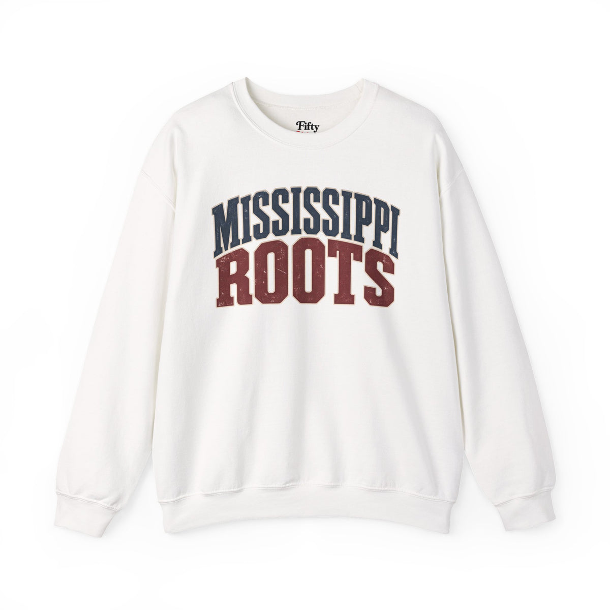 Mississippi Roots Unisex Crewneck Sweatshirt State Name Graphic