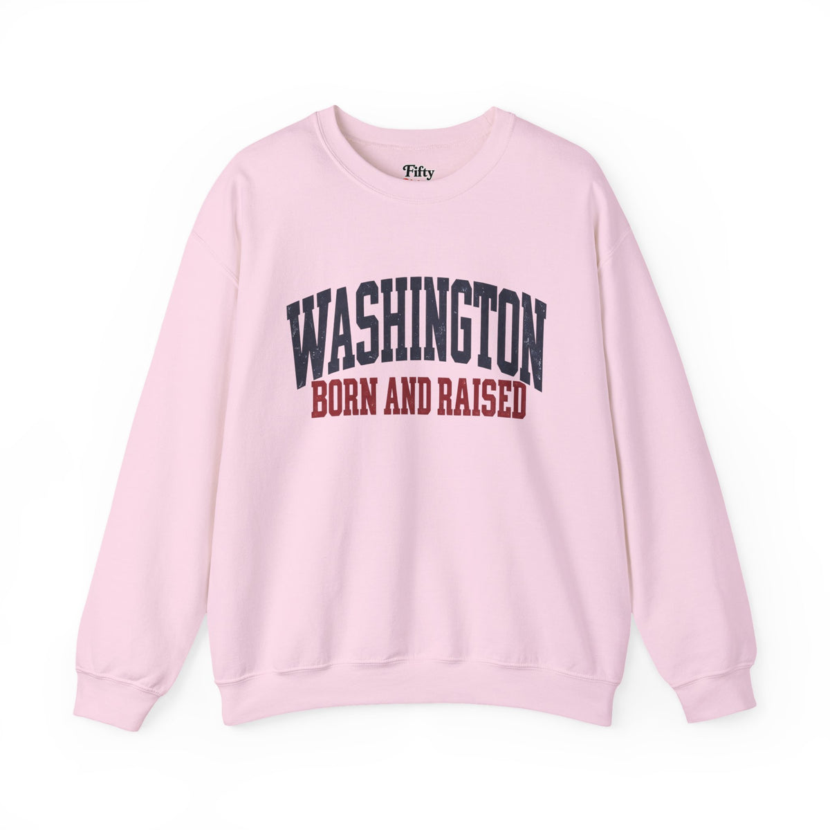 Washington Born and Raised Vintage Americana Unisex Sweatshirt Graphic