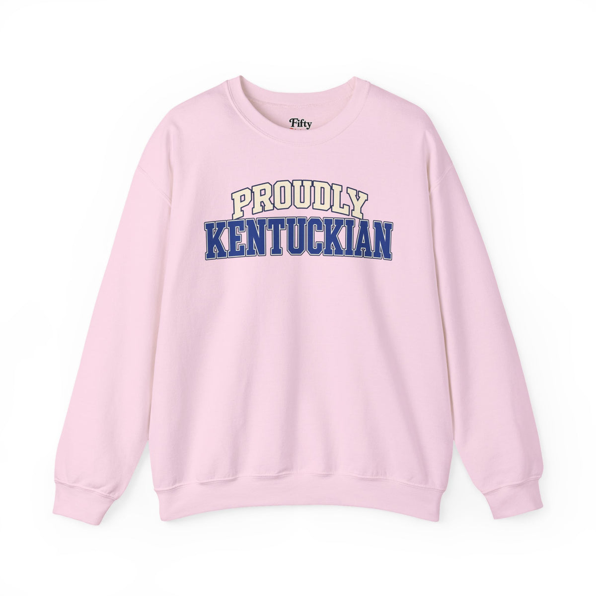 Proudly Kentuckian Kentucky Unisex Crewneck Sweatshirt State Name Graphic