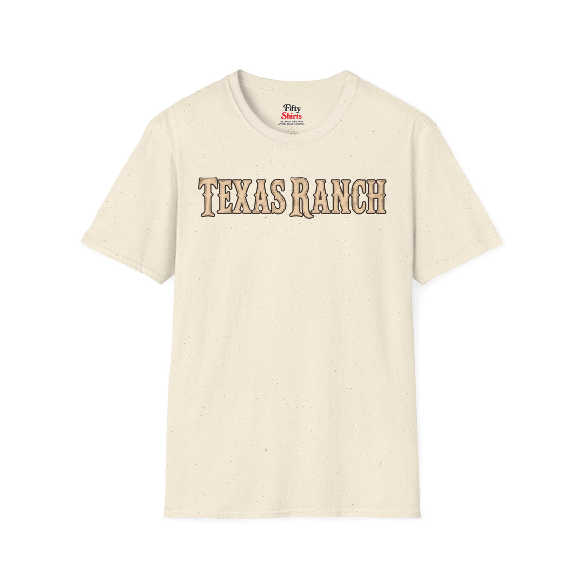 Texas Ranch Unisex Softstyle T Shirt State Name Graphic Tee