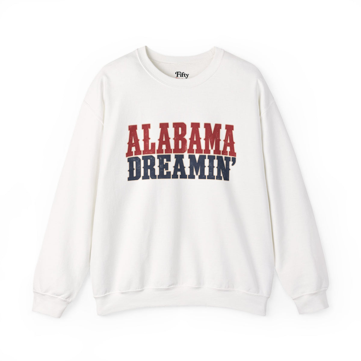 Alabama Dreamin' Unisex Crewneck Sweatshirt State Name Graphic