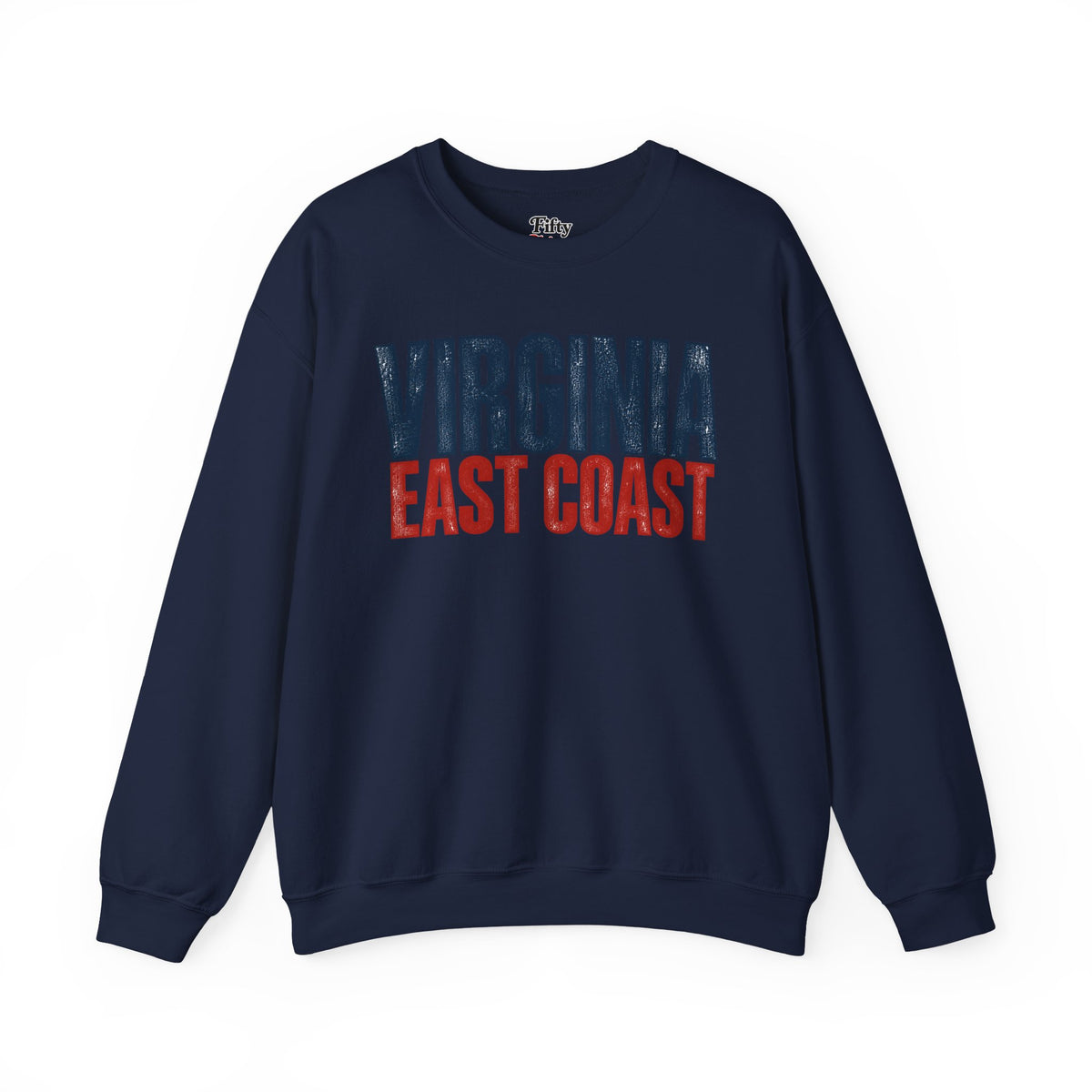 Virginia East Coast Unisex Crewneck Sweatshirt State Name Graphic
