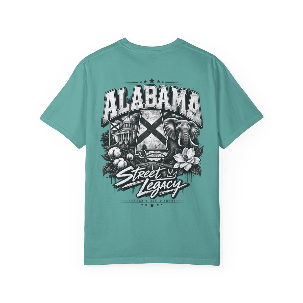 Alabama Street Legacy Unisex Comfort Color 1717 Streetwear Graphic Tee