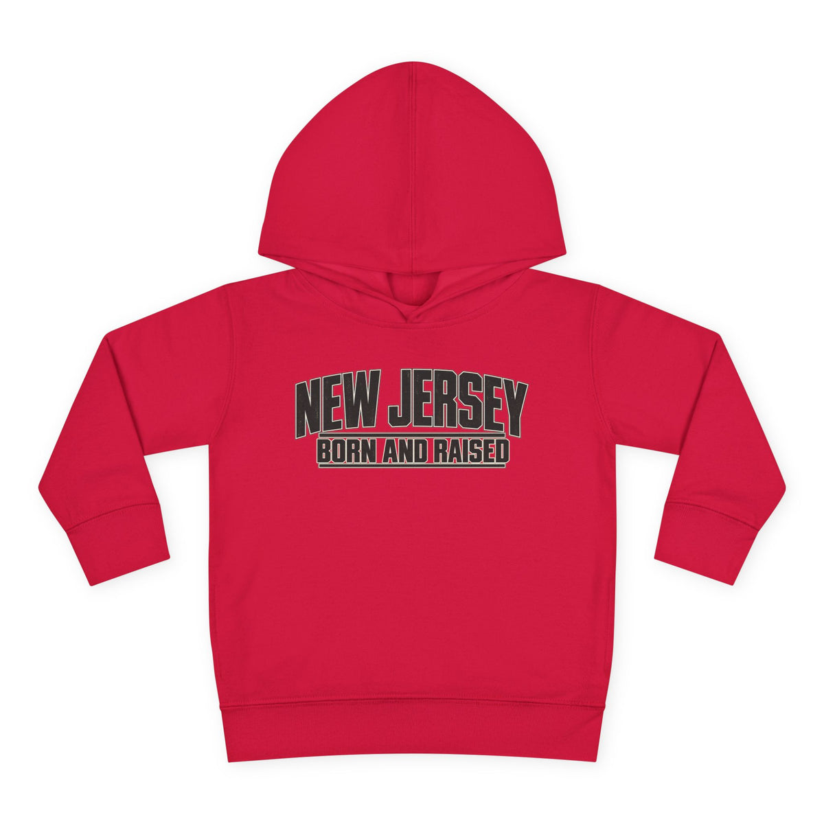 New Jersey Born and Raised Modern Streetwear Unisex Toddler Pullover Fleece Hoodie