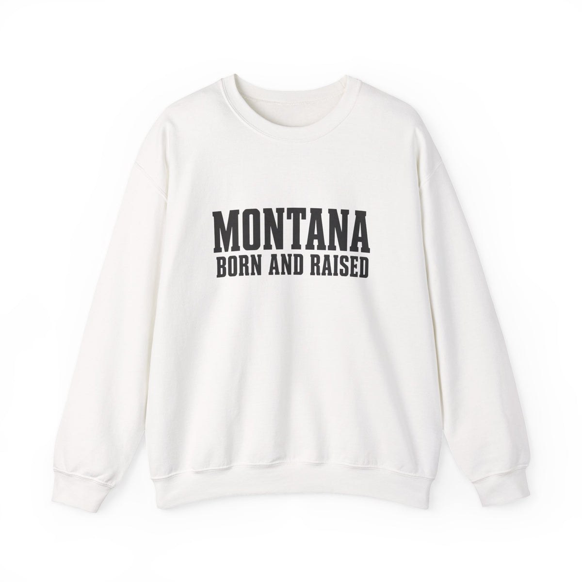 Montana Born and Raised Minimal Heritage Unisex Sweatshirt Graphic