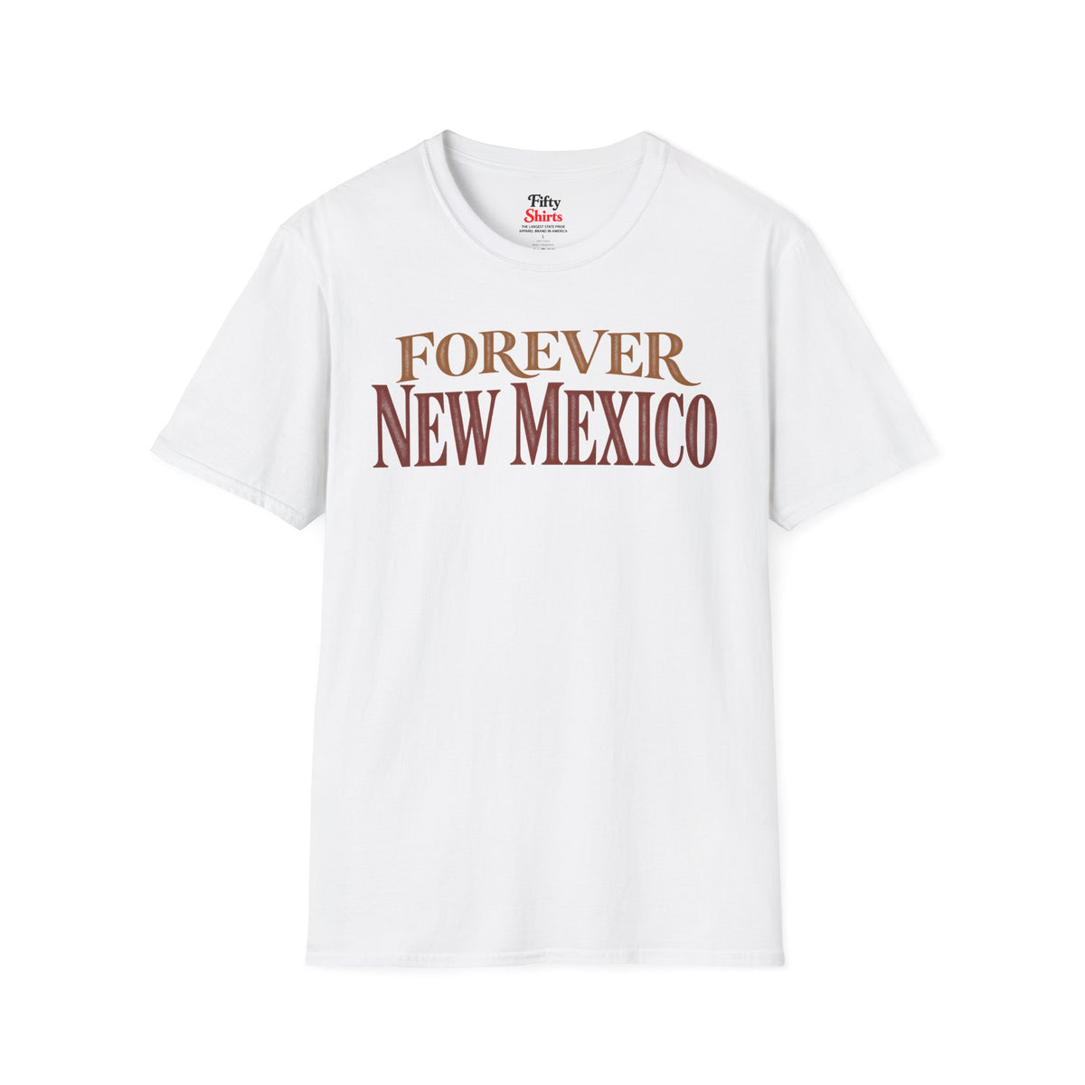 Forever New Mexico Unisex Softstyle T Shirt State Name Graphic Tee