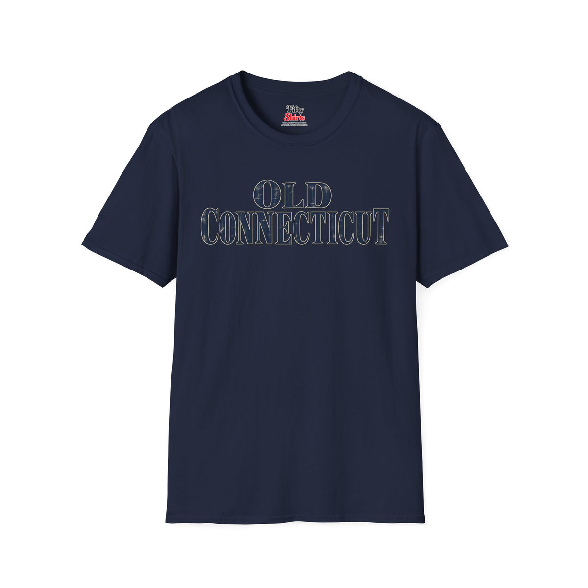 Old Connecticut Unisex Softstyle T Shirt State Name Graphic Tee