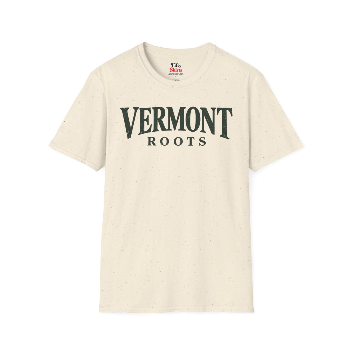 Vermont Roots Unisex Softstyle T Shirt State Name Graphic Tee