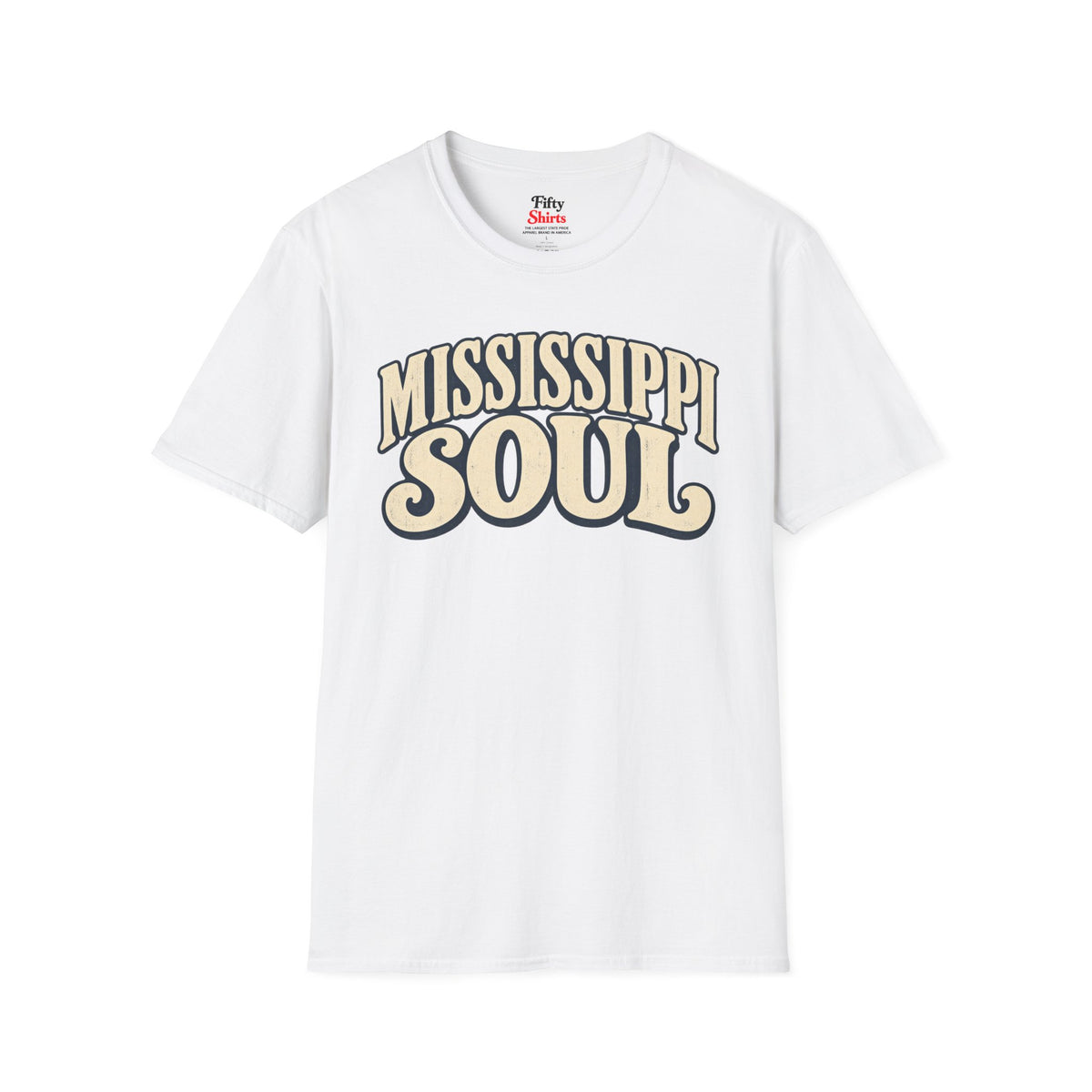 Mississippi Soul Unisex Softstyle T Shirt State Name Graphic Tee