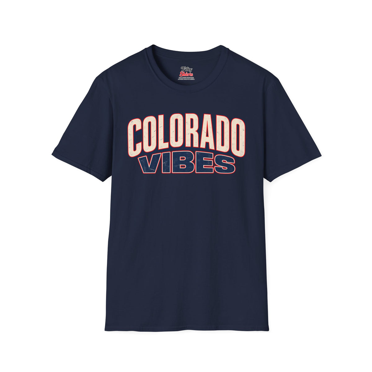 Colorado Vibes Unisex Softstyle T Shirt State Name Graphic Tee