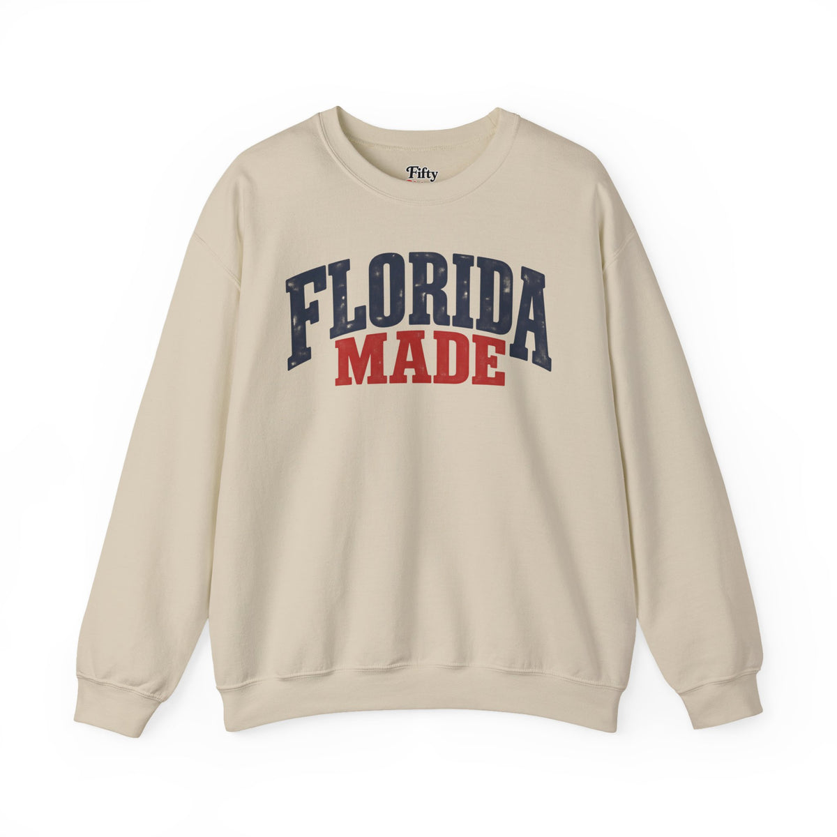 Florida Made Unisex Crewneck Sweatshirt State Name Graphic