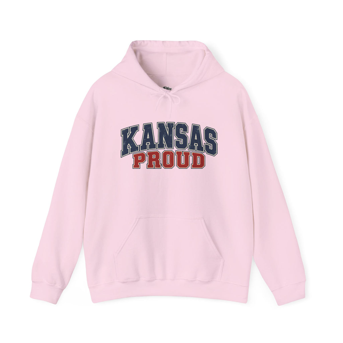 Kansas Proud Unisex Hoodie State Name Graphic