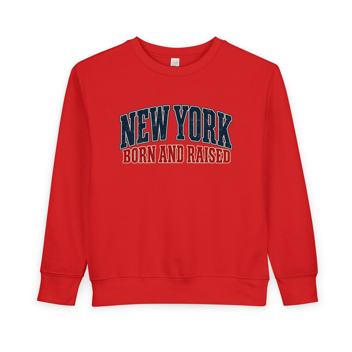 New York Born and Raised Classic Heritage Unisex Toddler Sweatshirt Graphic