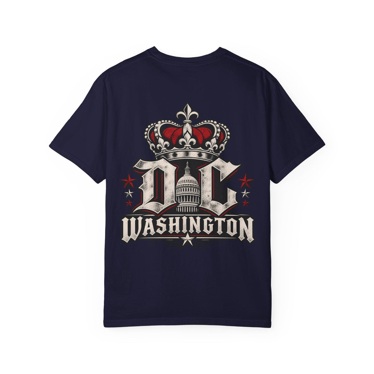 Washington DC Crown Unisex Comfort Color 1717 Streetwear Graphic Tee